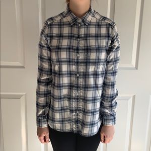 American Eagle Plaid Button Down